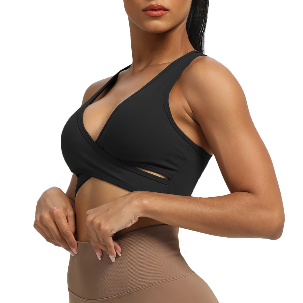 Aoxjox "Viviana" Wrap Racer Back Bra