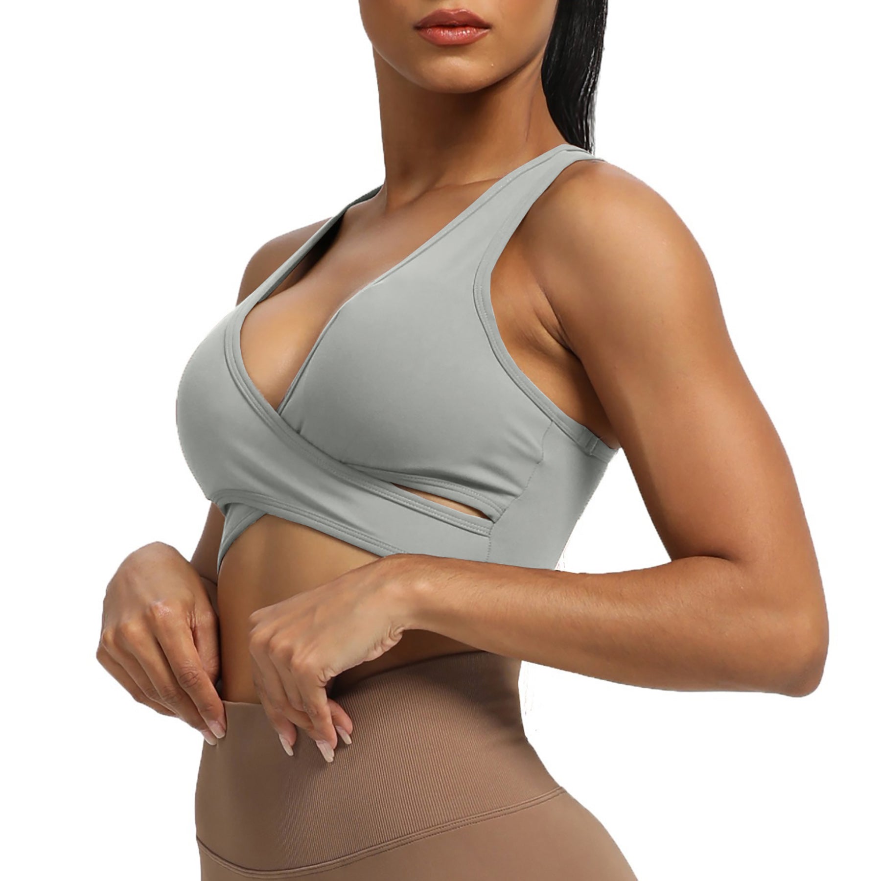 Aoxjox "Viviana" Wrap Racer Back Bra