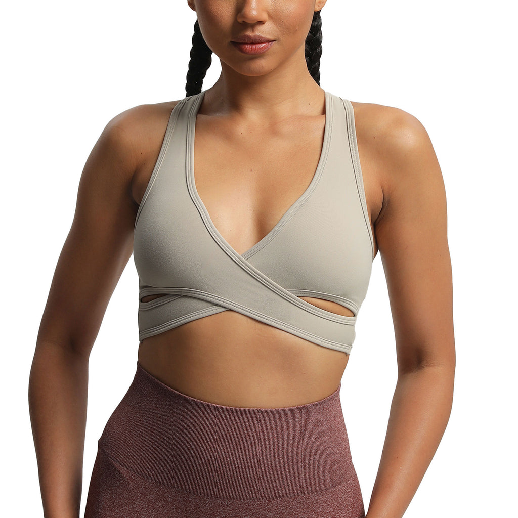Aoxjox "Viviana" Wrap Racer Back Bra