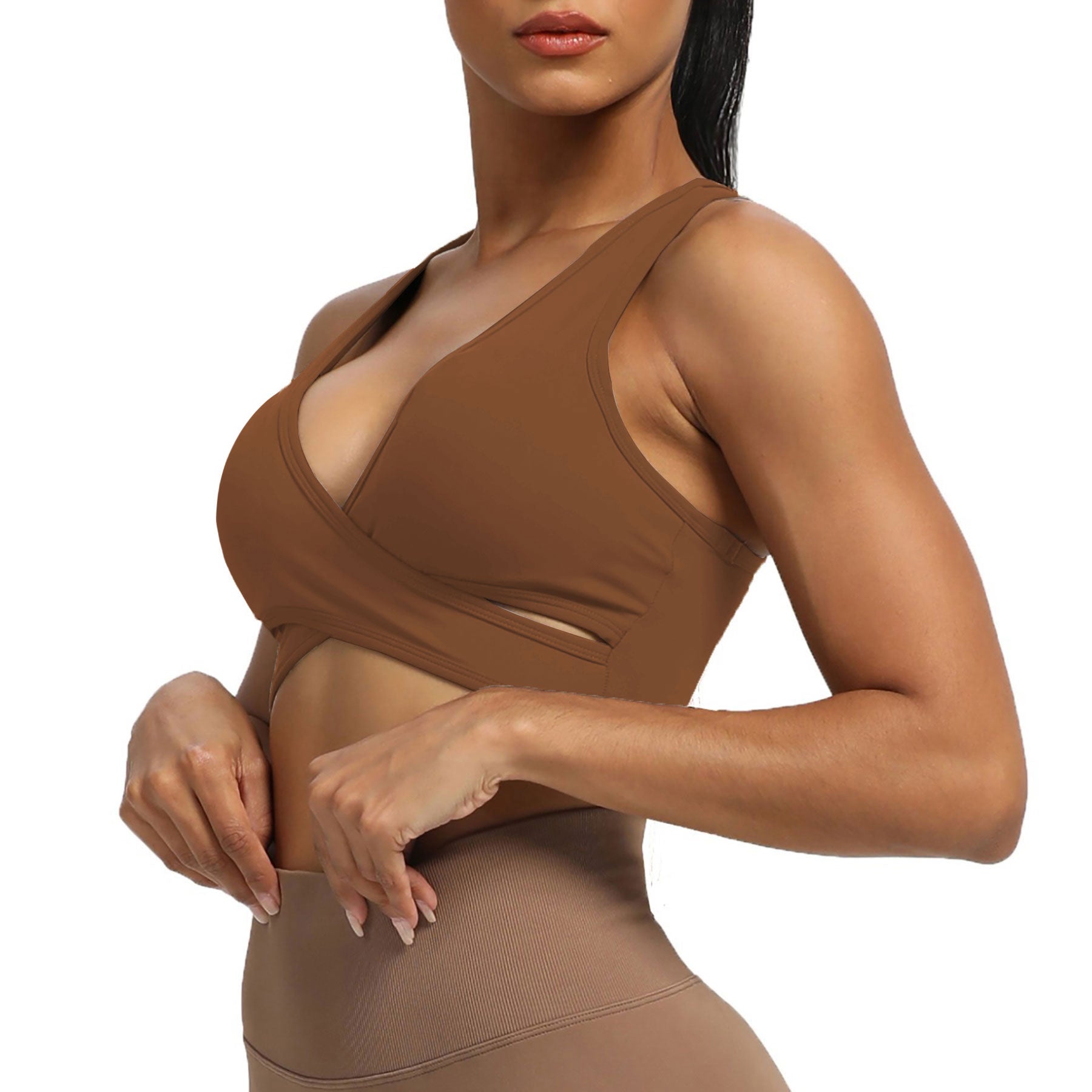 Aoxjox "Viviana" Wrap Racer Back Bra