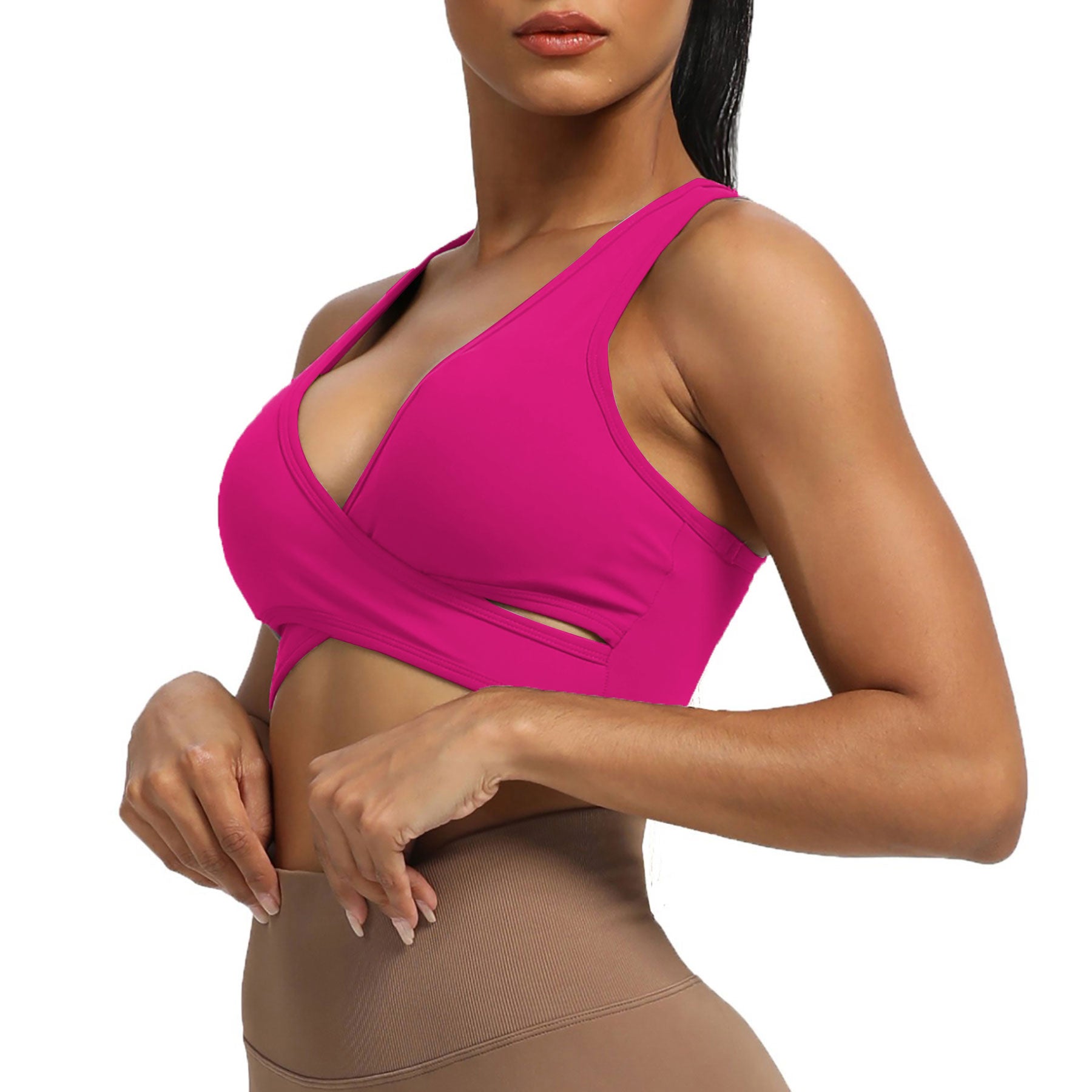 Aoxjox "Viviana" Wrap Racer Back Bra