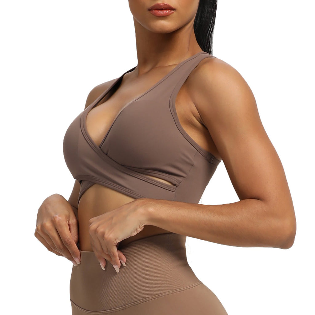 Aoxjox "Viviana" Wrap Racer Back Bra