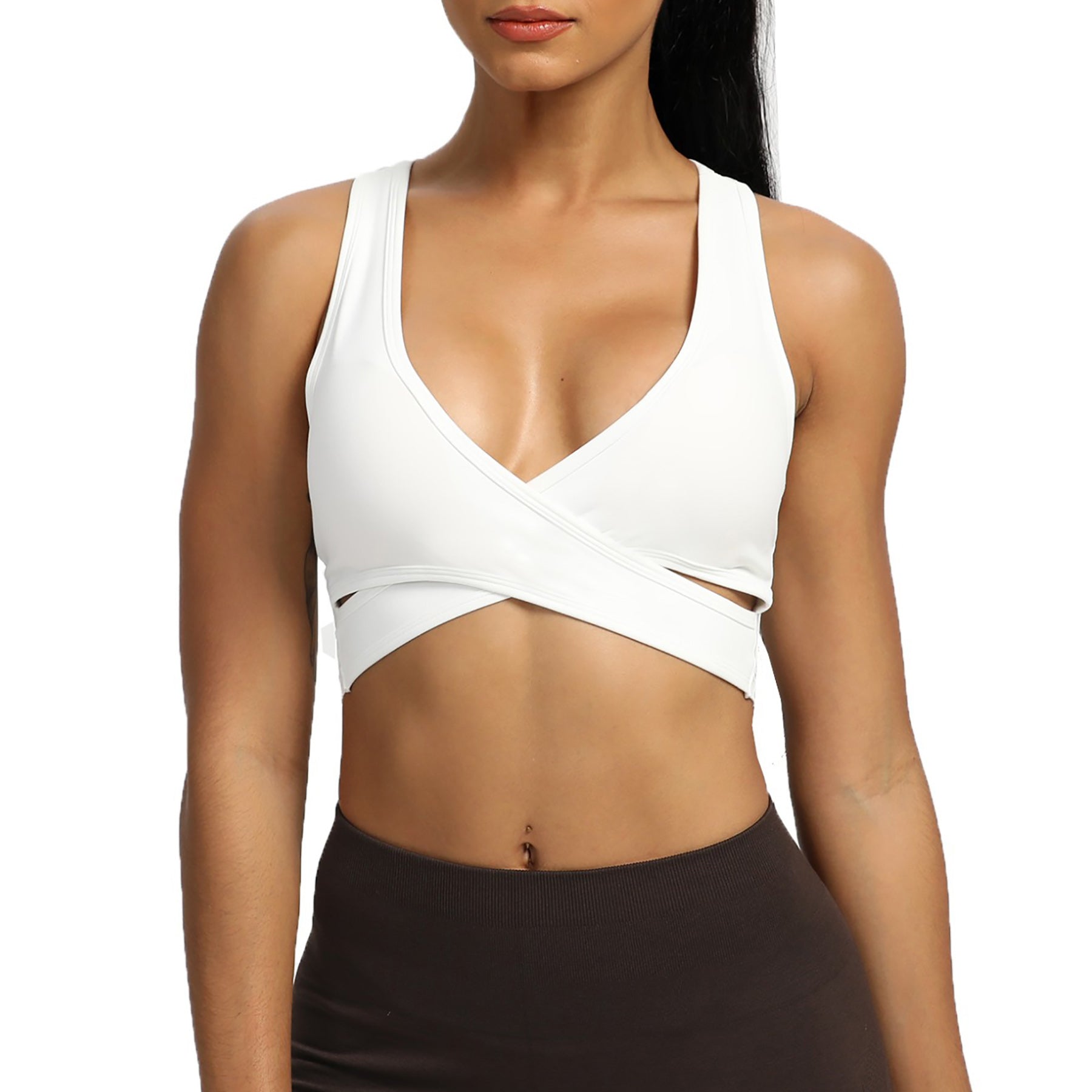 Aoxjox "Viviana" Wrap Racer Back Bra