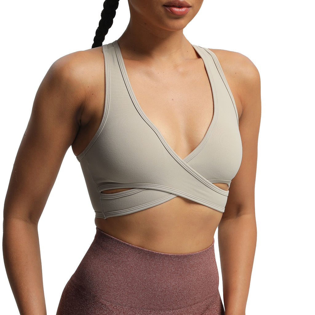Aoxjox "Viviana" Wrap Racer Back Bra
