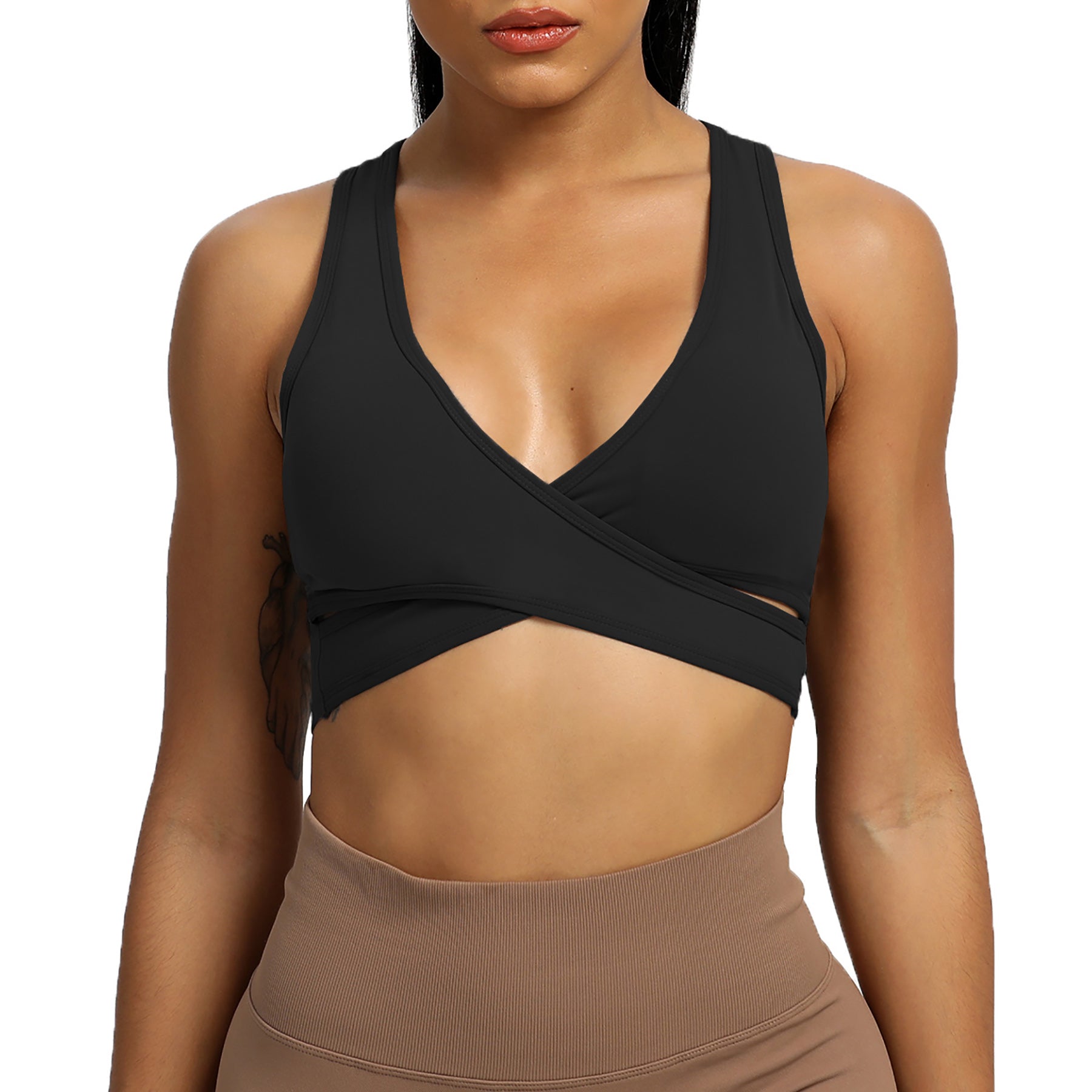 Aoxjox "Viviana" Wrap Racer Back Bra