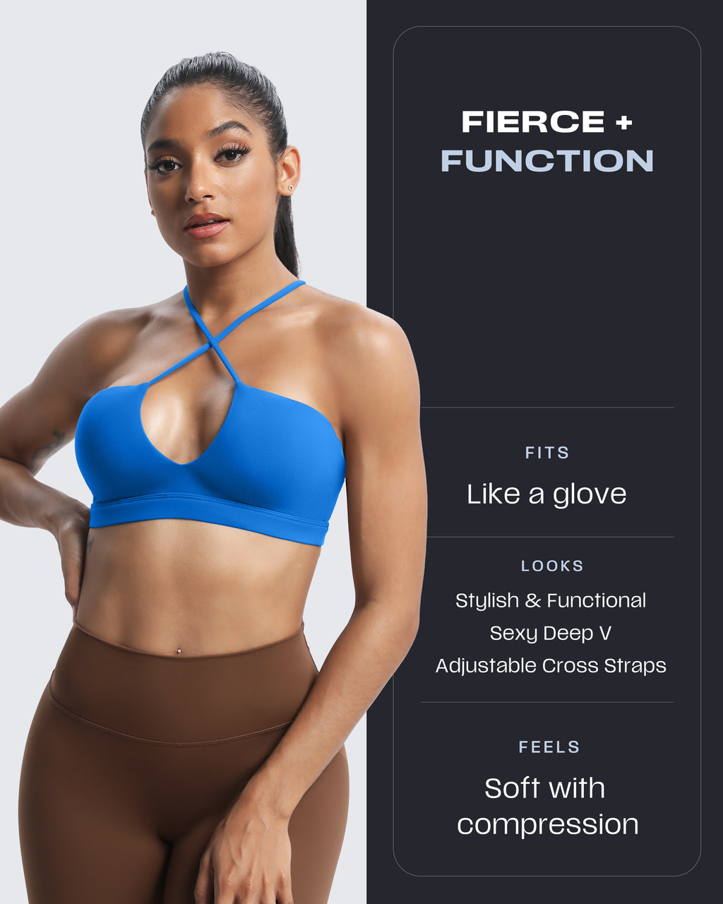 Aoxjox "Jamie" Deep-V Adjustable Bras