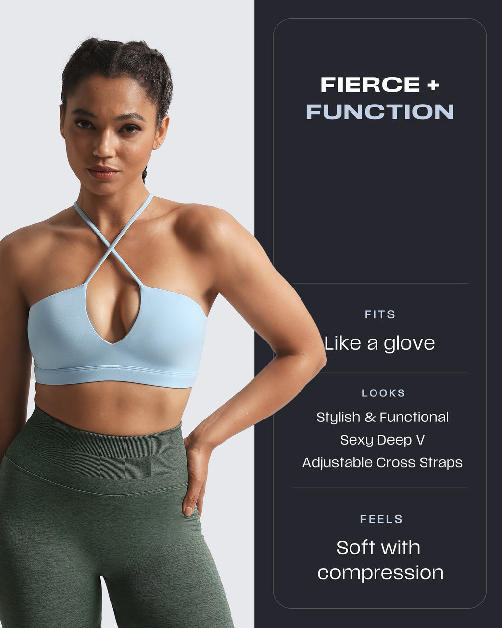 Aoxjox "Jamie" Deep-V Adjustable Bras