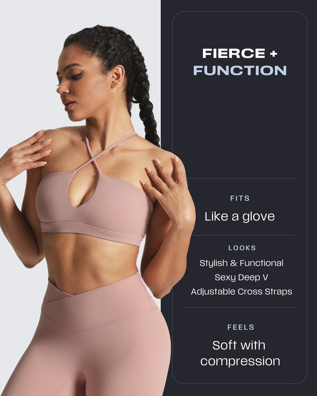 Aoxjox "Jamie" Deep-V Adjustable Bras