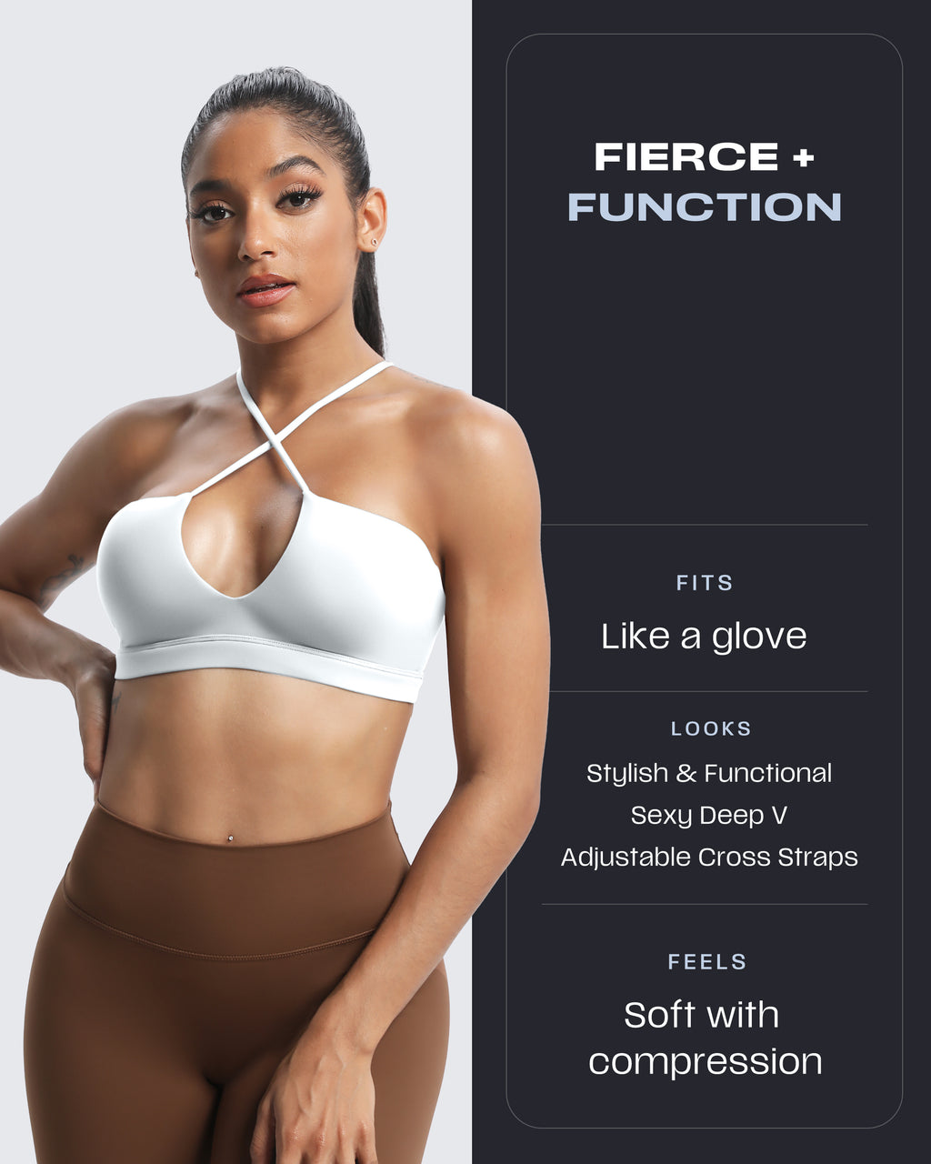 Aoxjox "Jamie" Deep-V Adjustable Bras