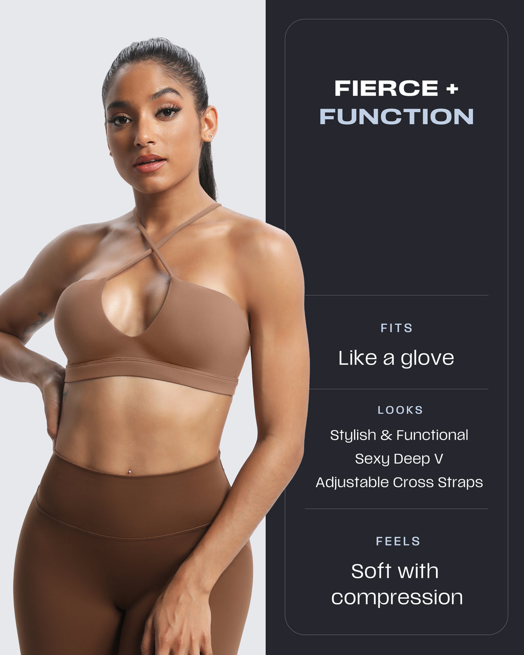 Aoxjox "Jamie" Deep-V Adjustable Bras