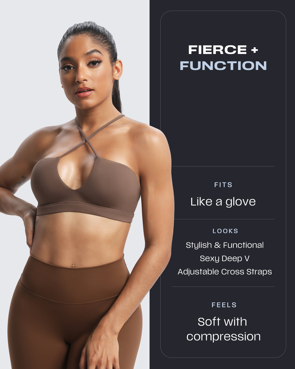 Aoxjox "Jamie" Deep-V Adjustable Bras
