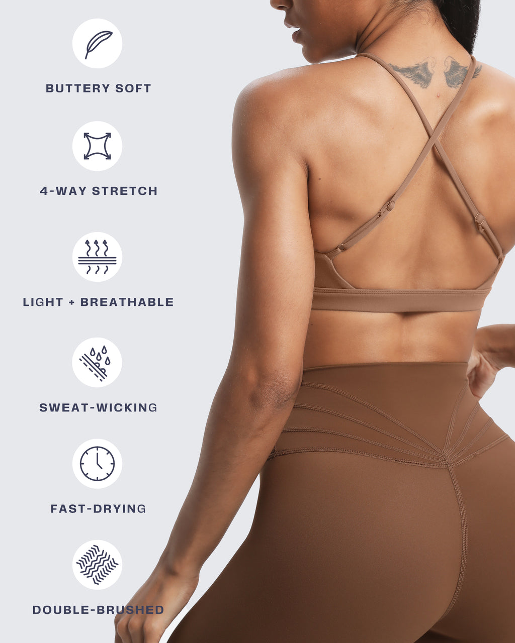 Aoxjox "Jamie" Deep-V Adjustable Bras