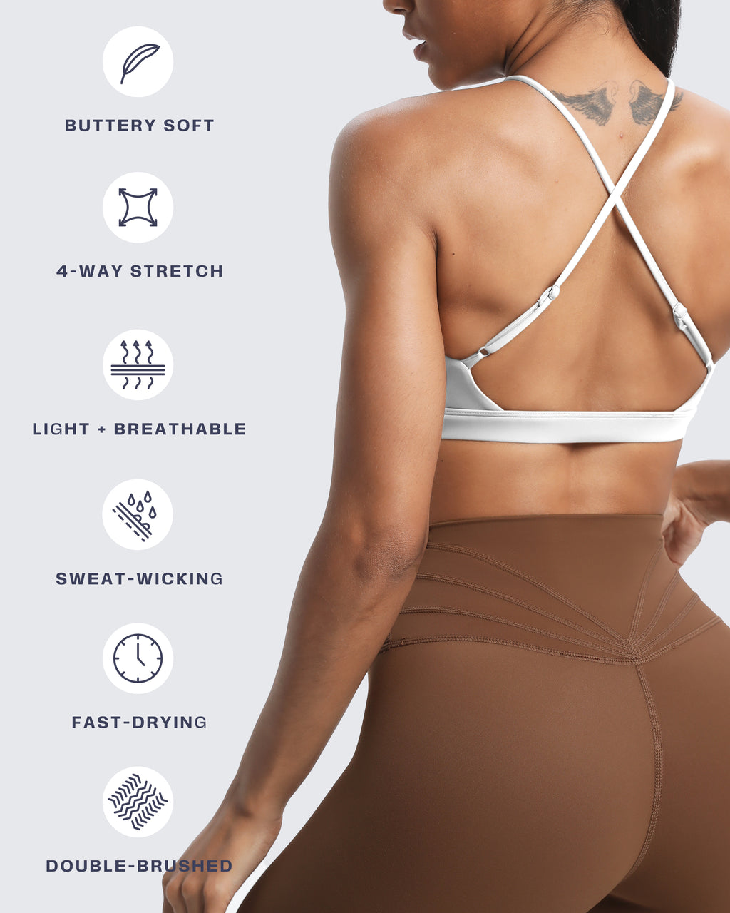 Aoxjox "Jamie" Deep-V Adjustable Bras