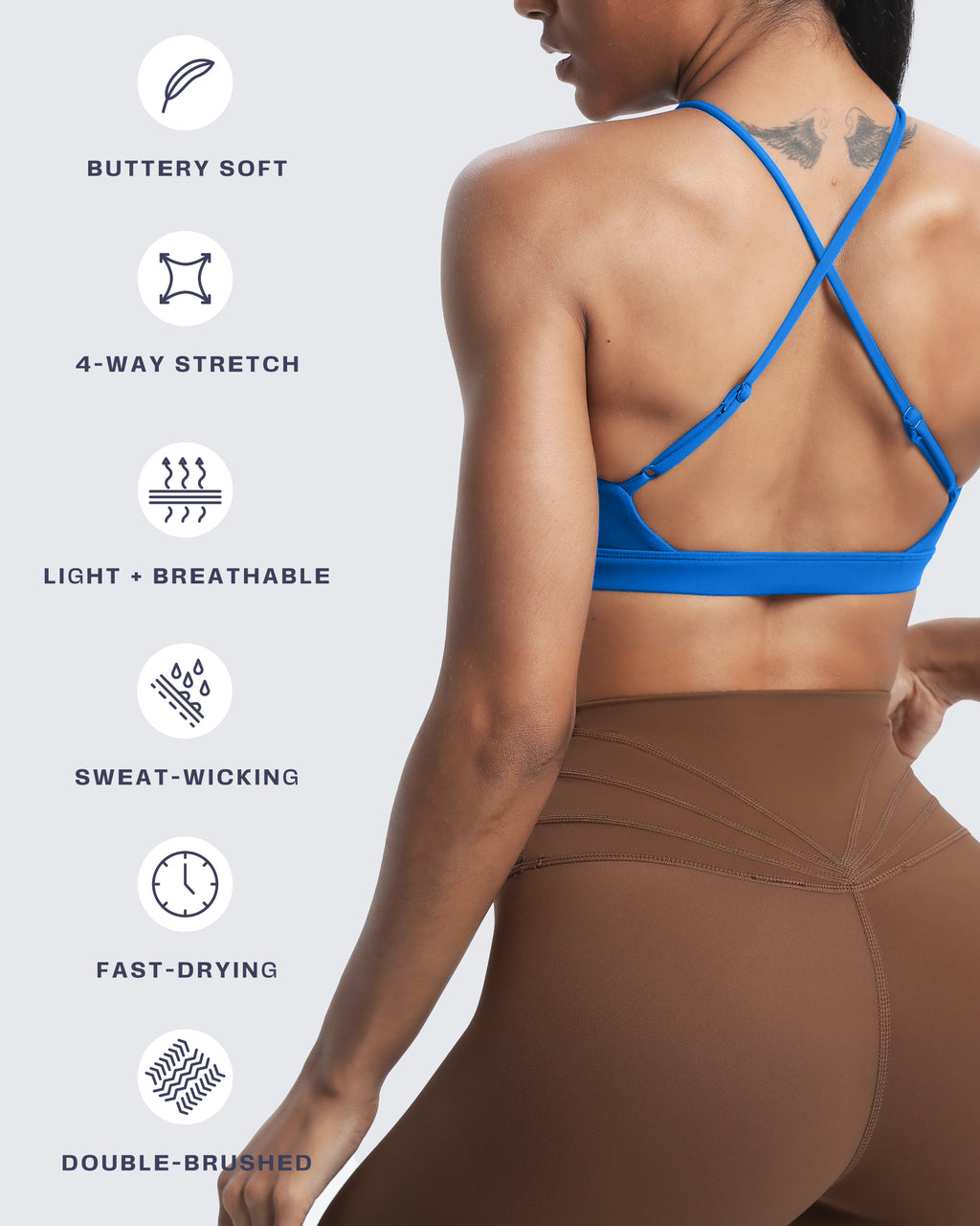Aoxjox "Jamie" Deep-V Adjustable Bras