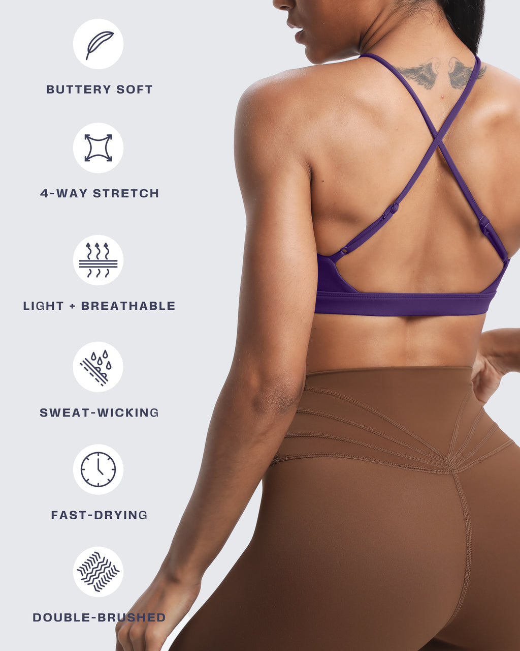 Aoxjox "Jamie" Deep-V Adjustable Bras