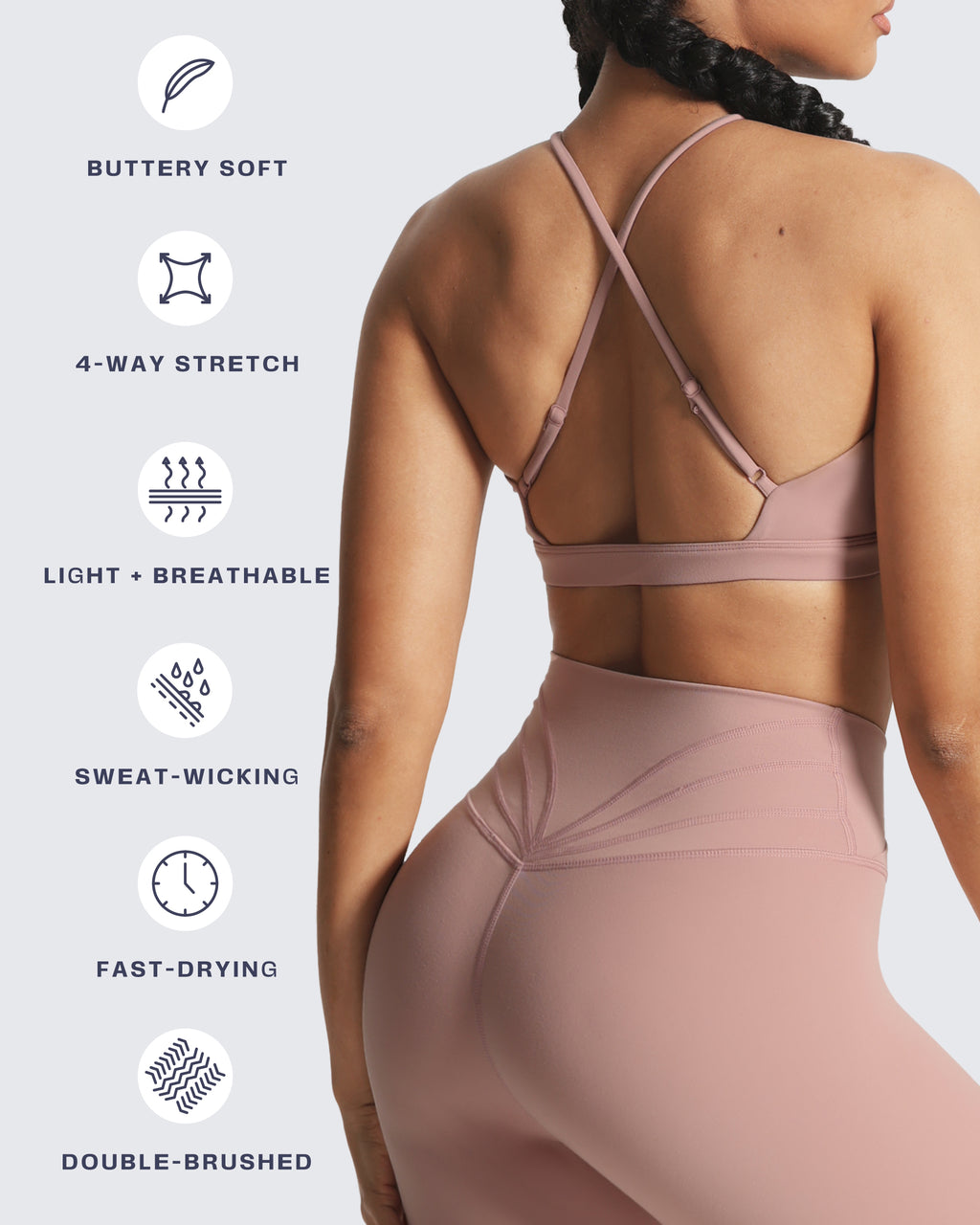 Aoxjox "Jamie" Deep-V Adjustable Bras