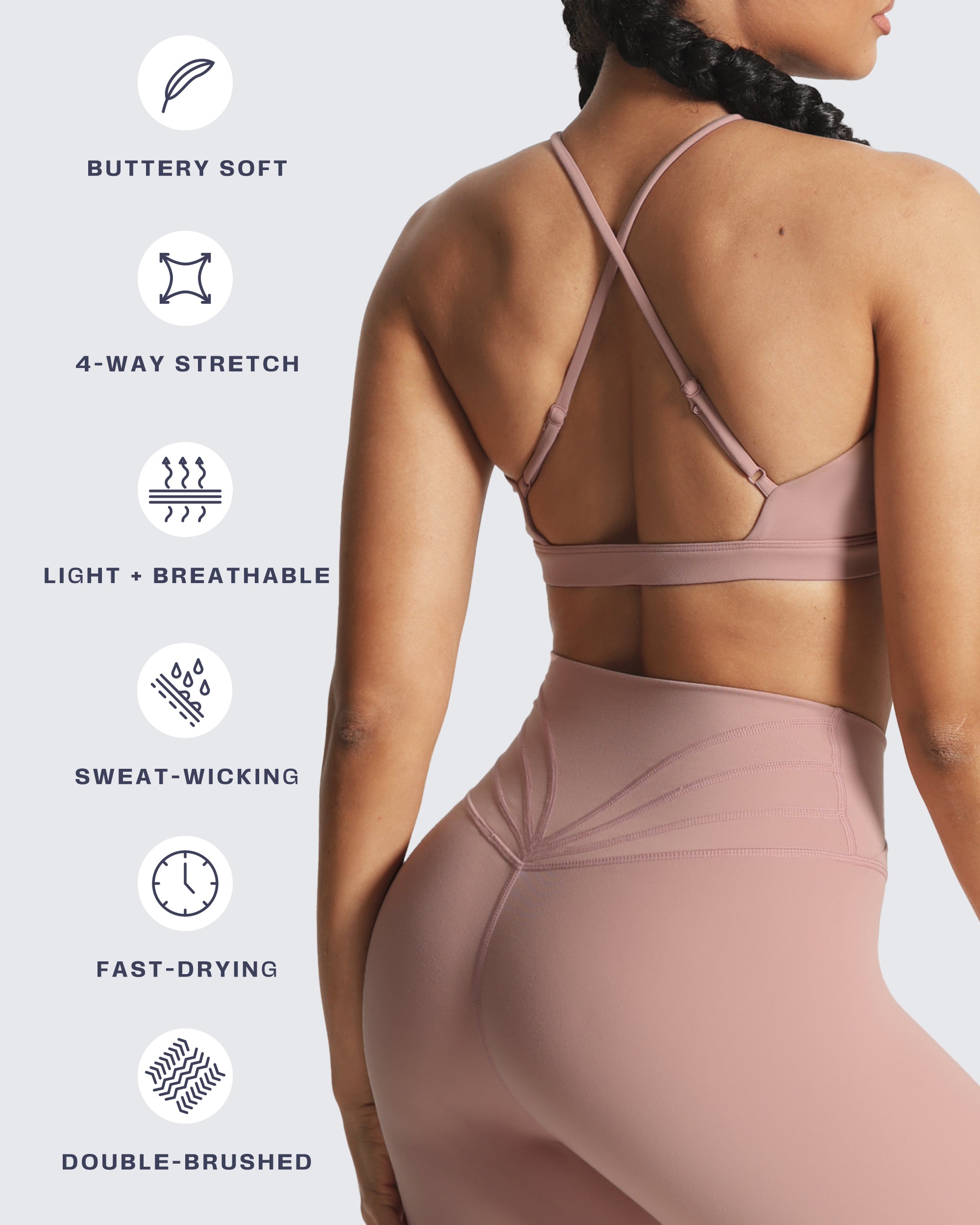 Aoxjox "Jamie" Deep-V Adjustable Bras