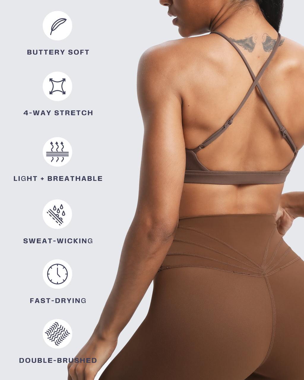 Aoxjox "Jamie" Deep-V Adjustable Bras