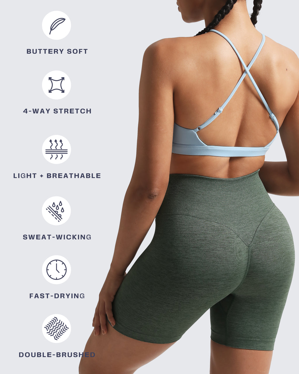 Aoxjox "Jamie" Deep-V Adjustable Bras