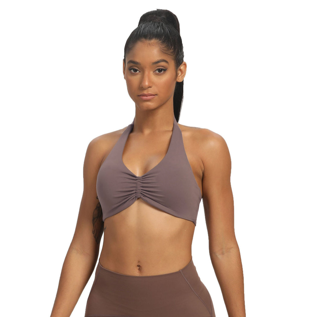 Aoxjox "Taylor" Ruched halterneck Bra