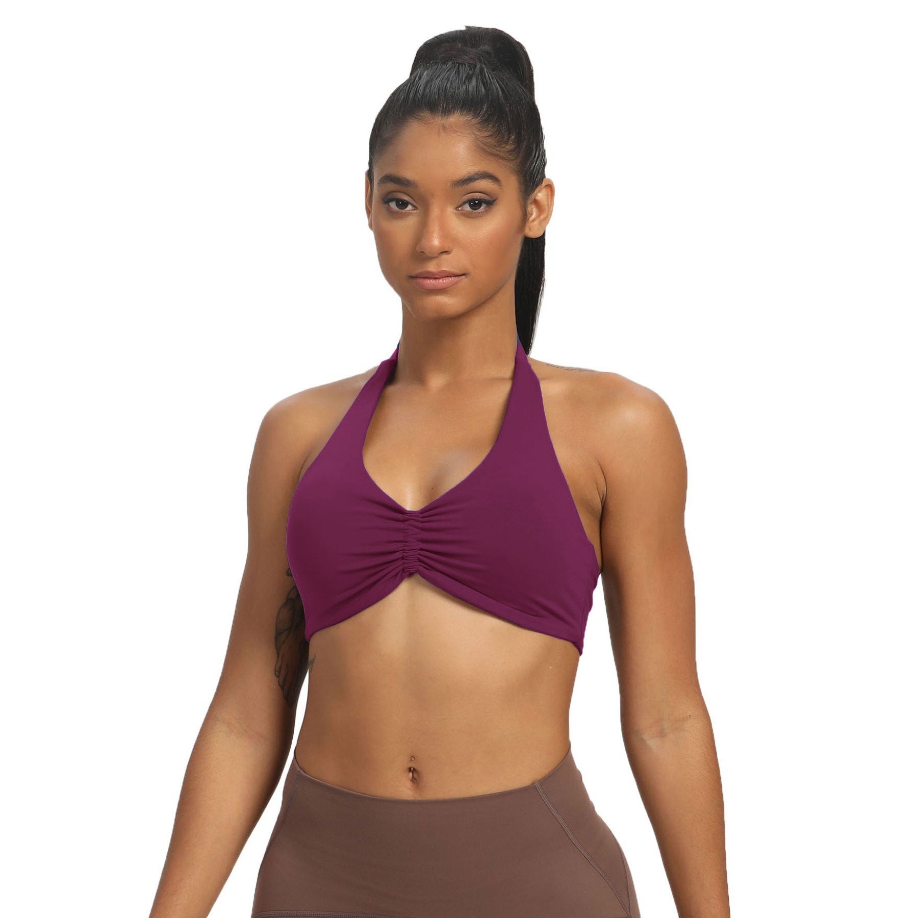 Aoxjox "Taylor" Ruched halterneck Bra