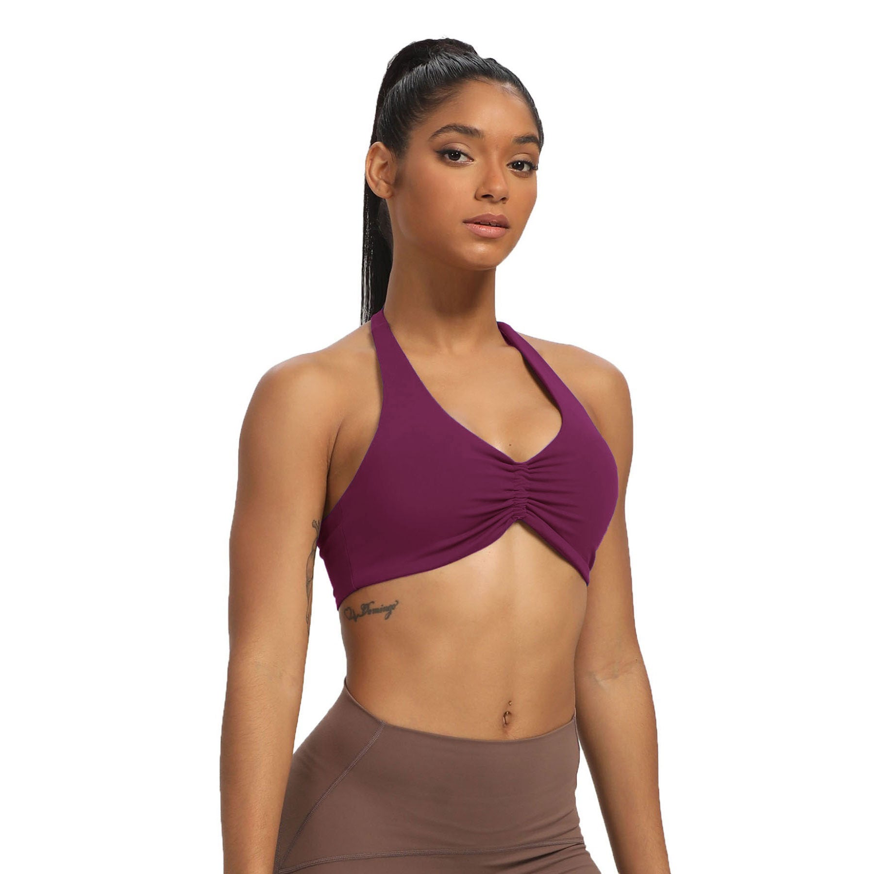 Aoxjox "Taylor" Ruched halterneck Bra