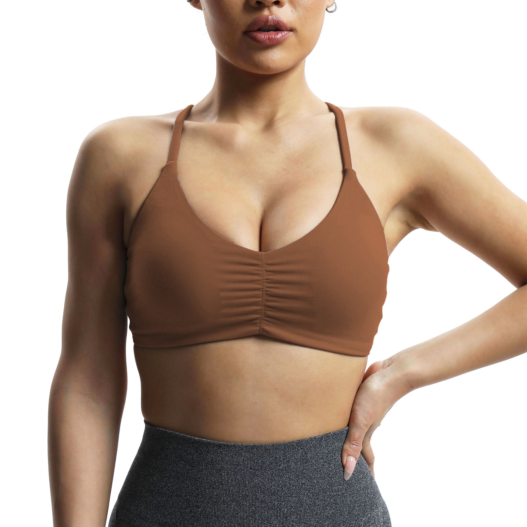 Aoxjox "Molly" Ruched  Adjustable Bra