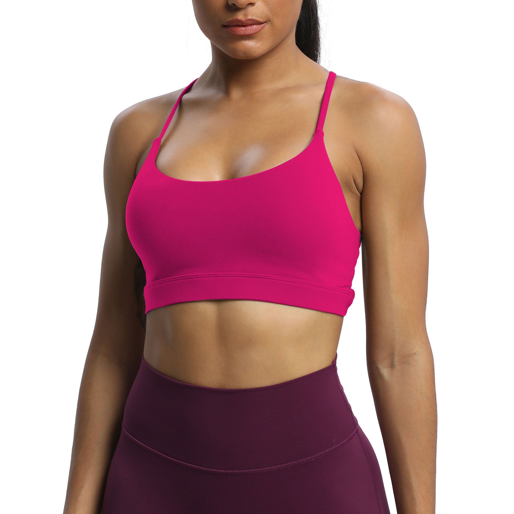 Aoxjox "Julie" Double Buckle Crossover Bra