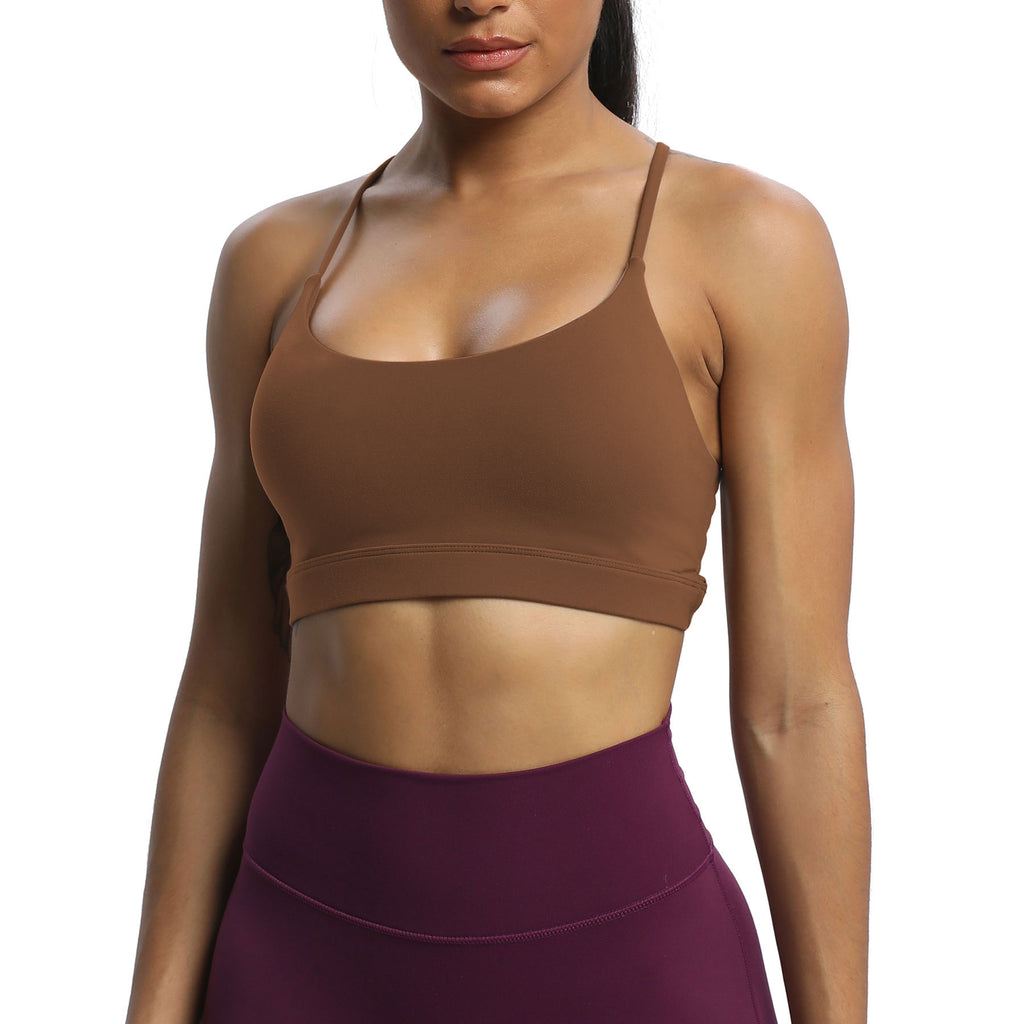 Aoxjox "Julie" Double Buckle Crossover Bra