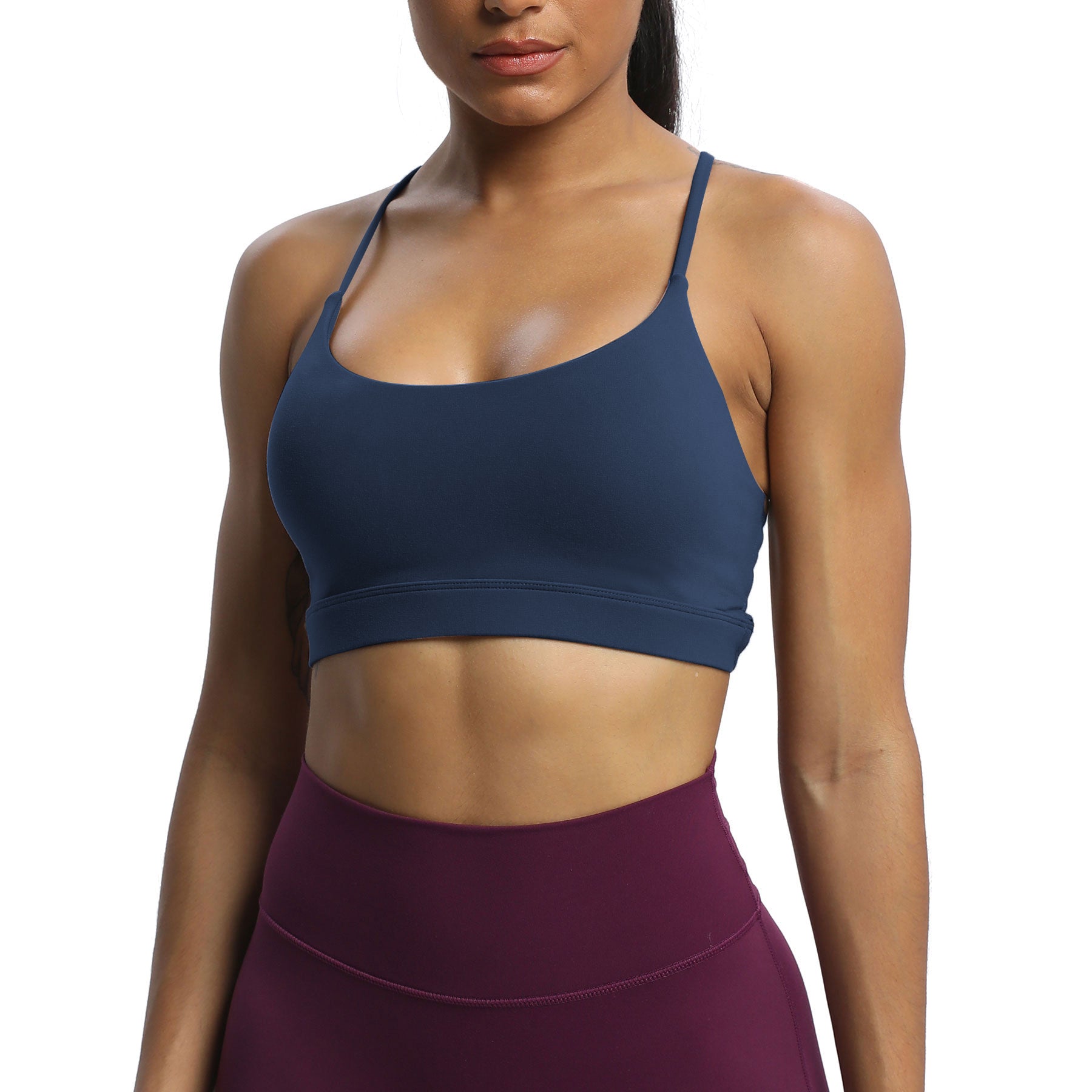 Aoxjox "Julie" Double Buckle Crossover Bra