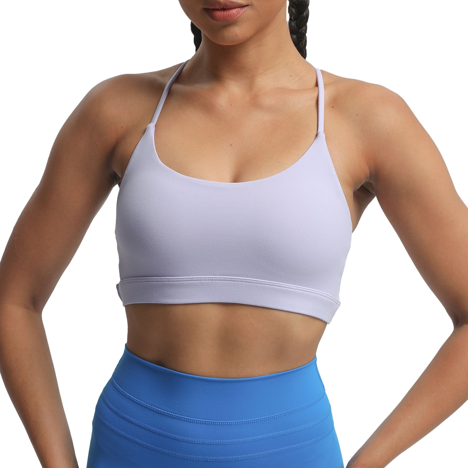Aoxjox "Julie" Double Buckle Crossover Bra