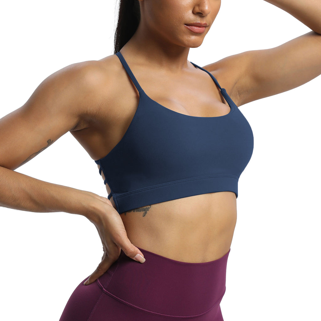 Aoxjox "Julie" Double Buckle Crossover Bra