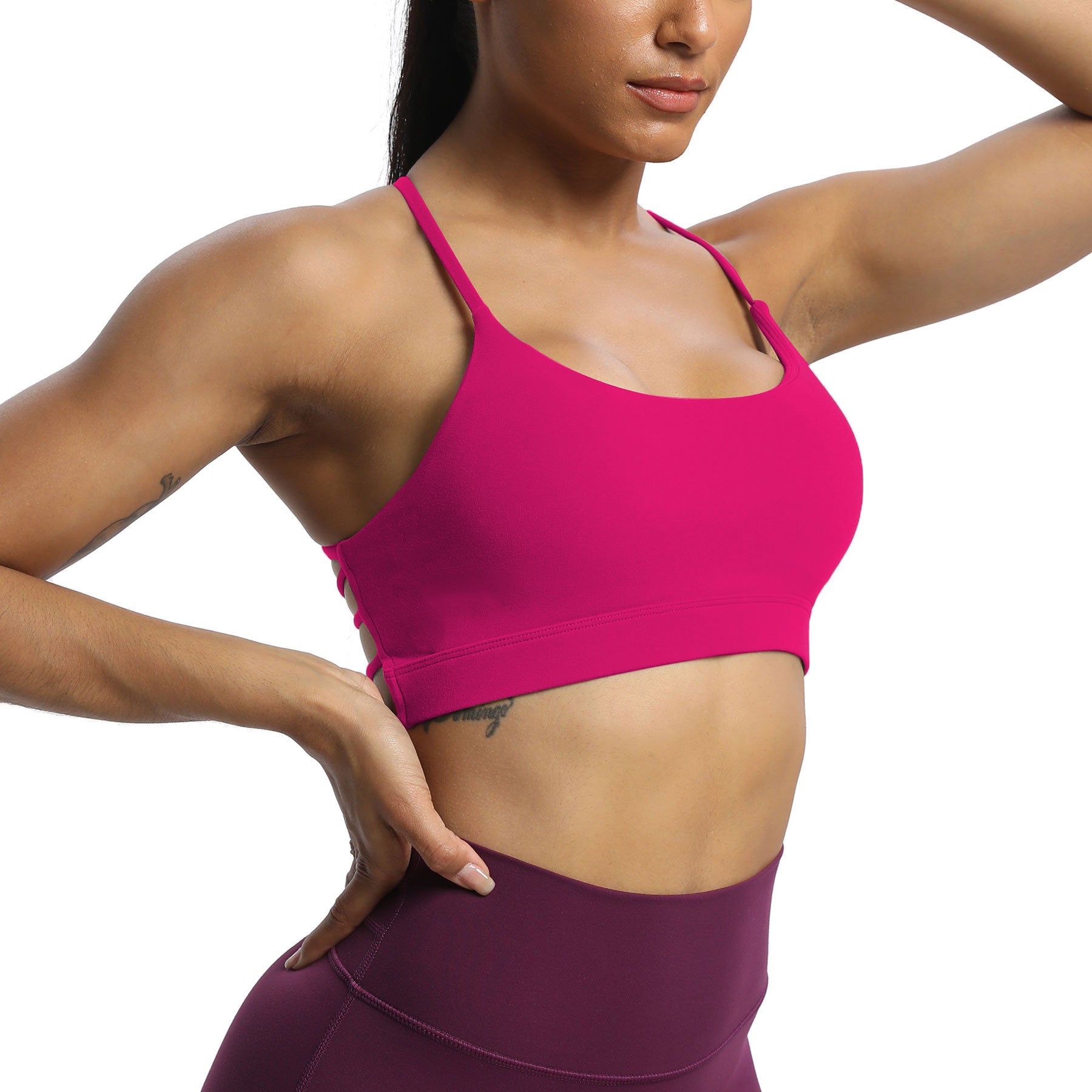 Aoxjox "Julie" Double Buckle Crossover Bra