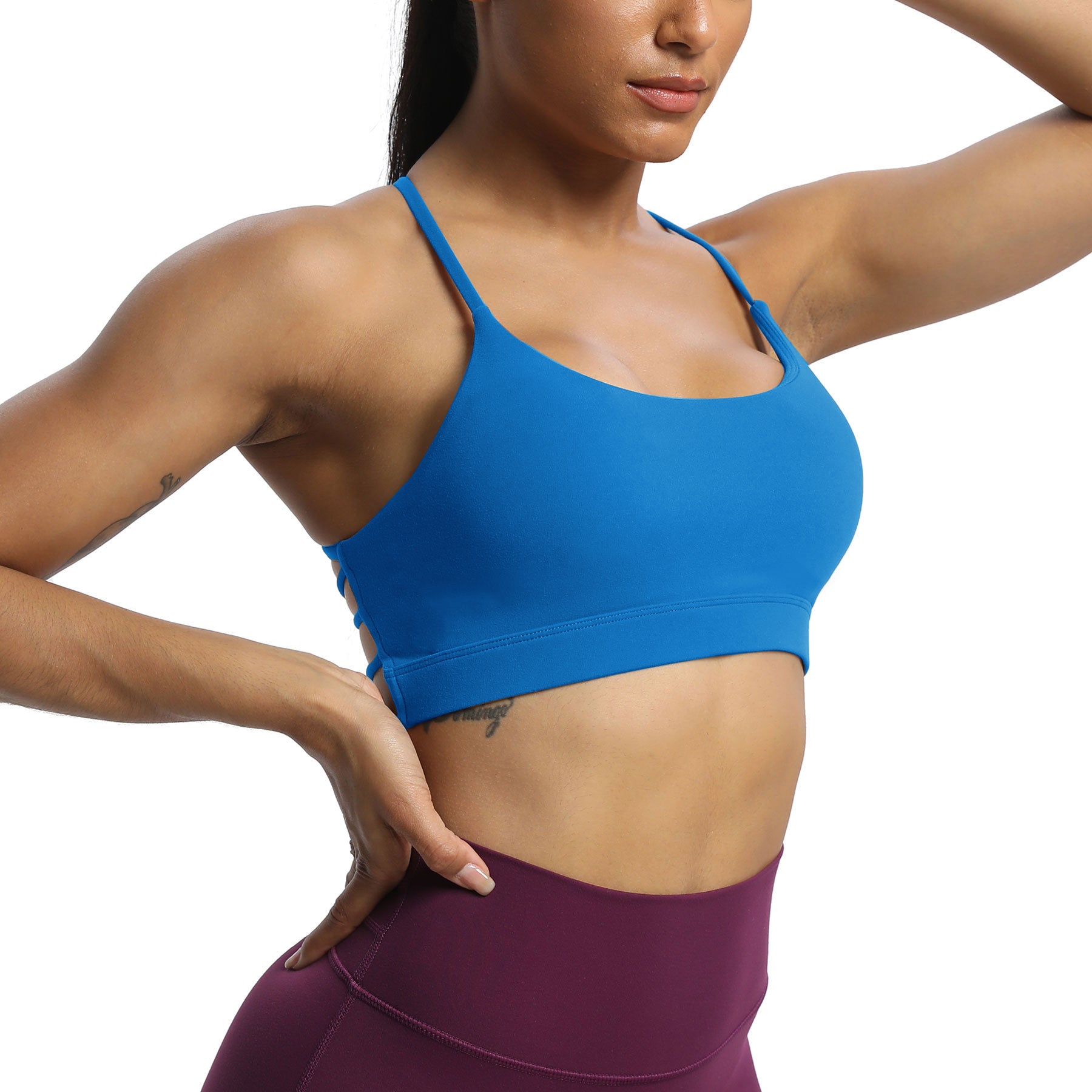 Aoxjox "Julie" Double Buckle Crossover Bra