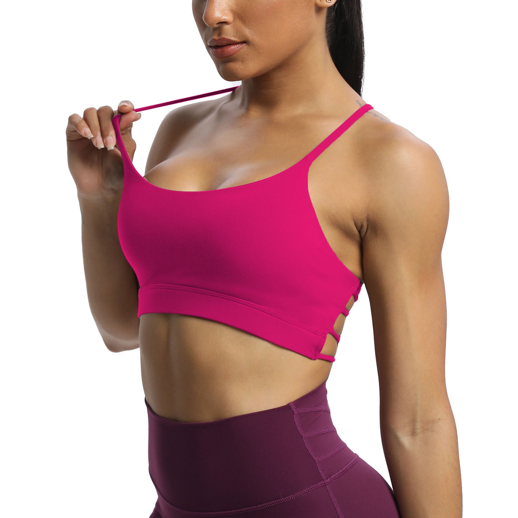 Aoxjox "Julie" Double Buckle Crossover Bra