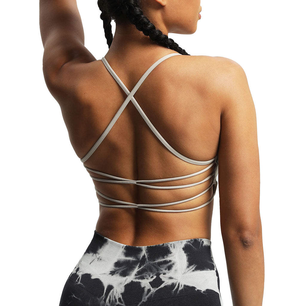 Aoxjox "Julie" Double Buckle Crossover Bra