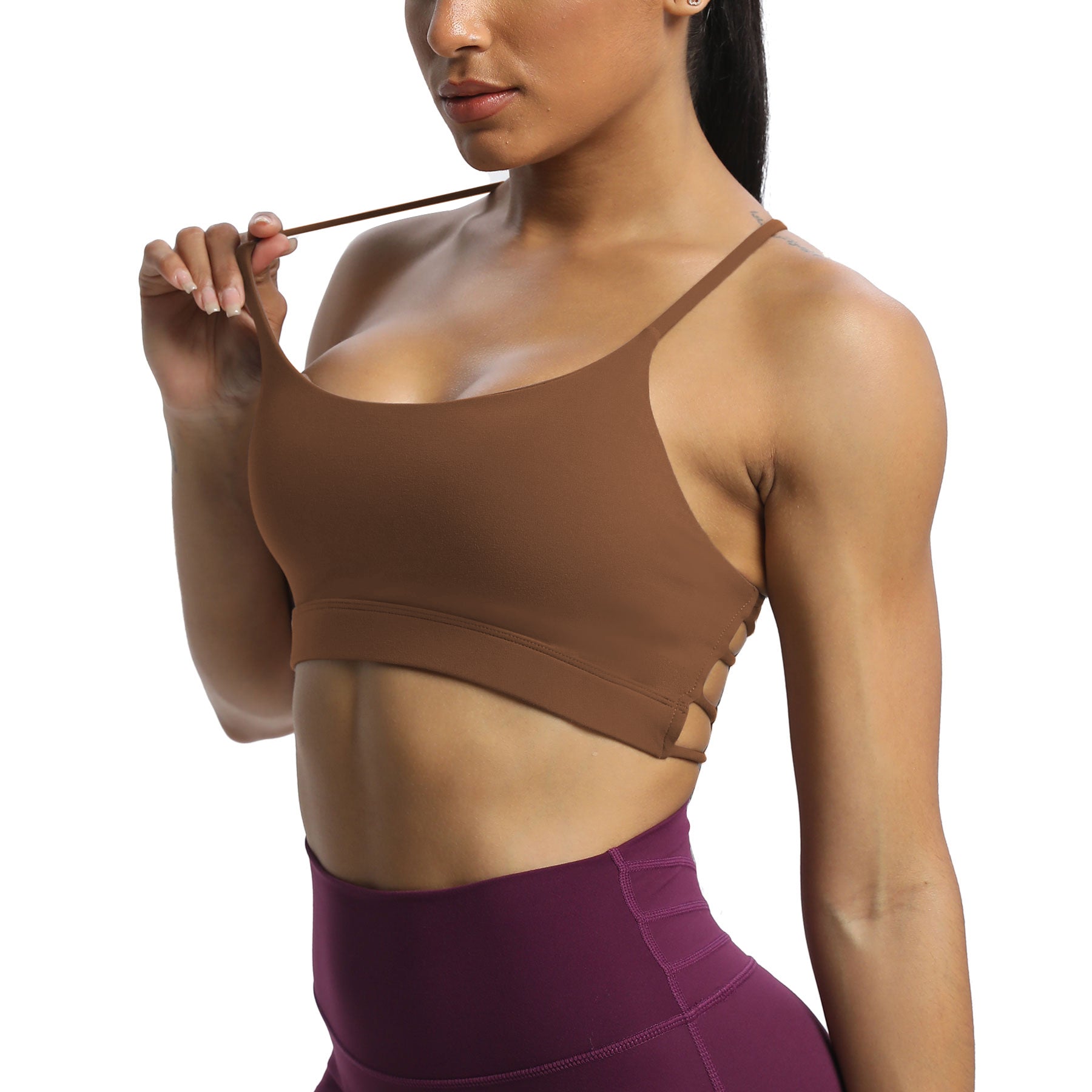 Aoxjox "Julie" Double Buckle Crossover Bra