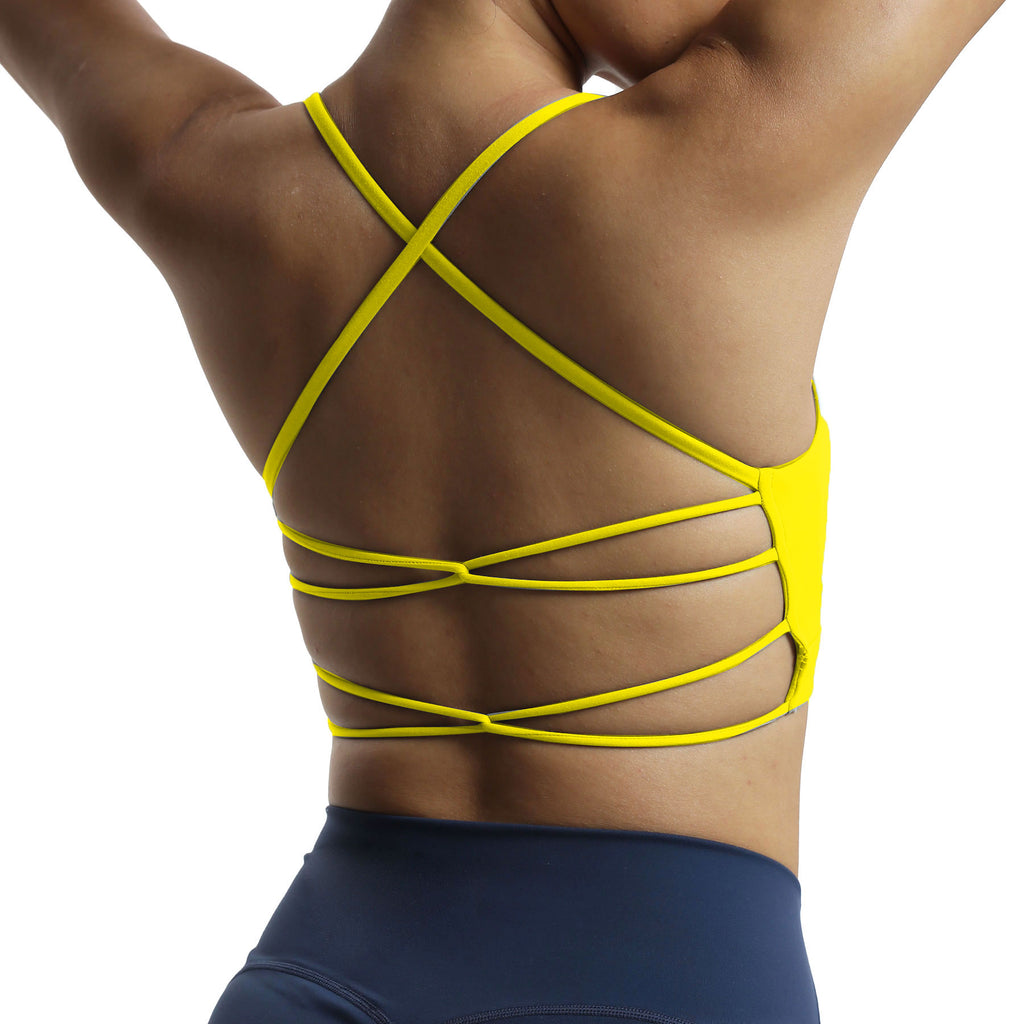Aoxjox "Julie" Double Buckle Crossover Bra