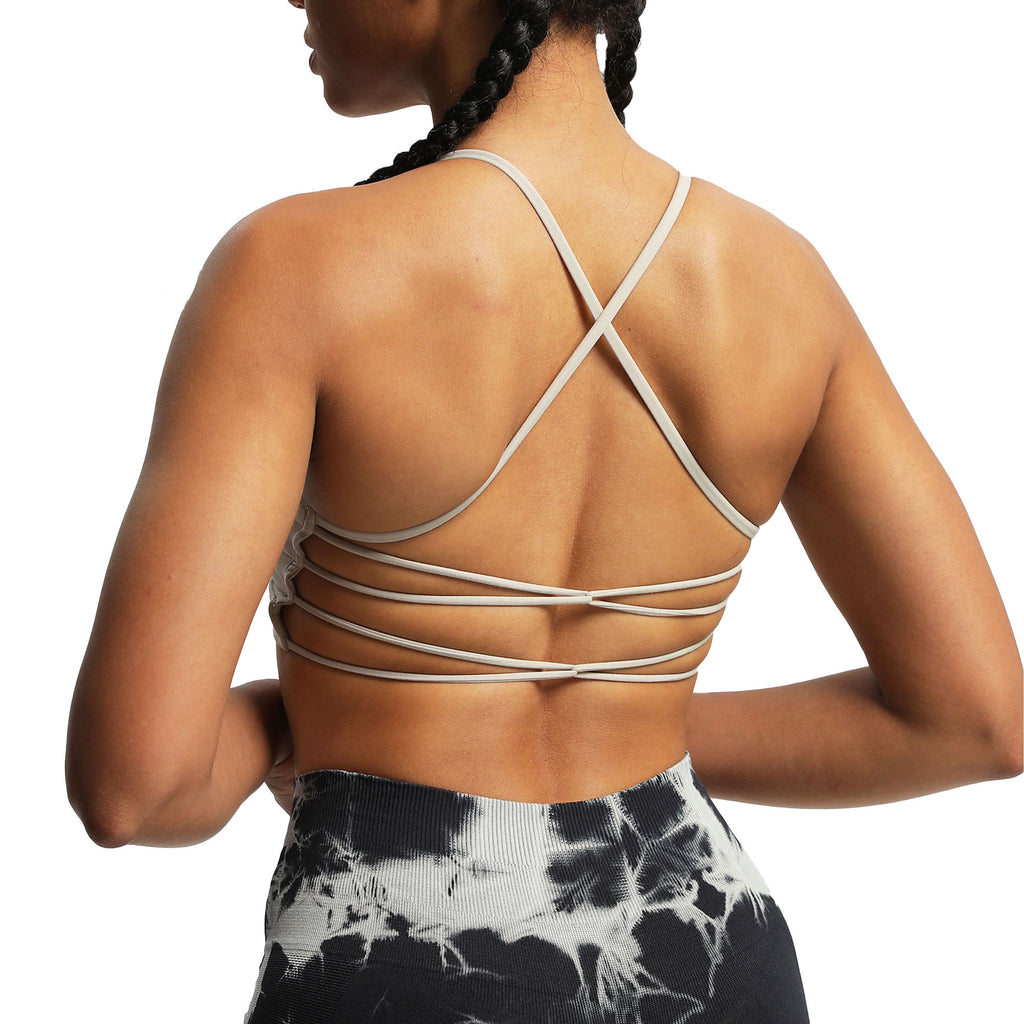 Aoxjox "Julie" Double Buckle Crossover Bra