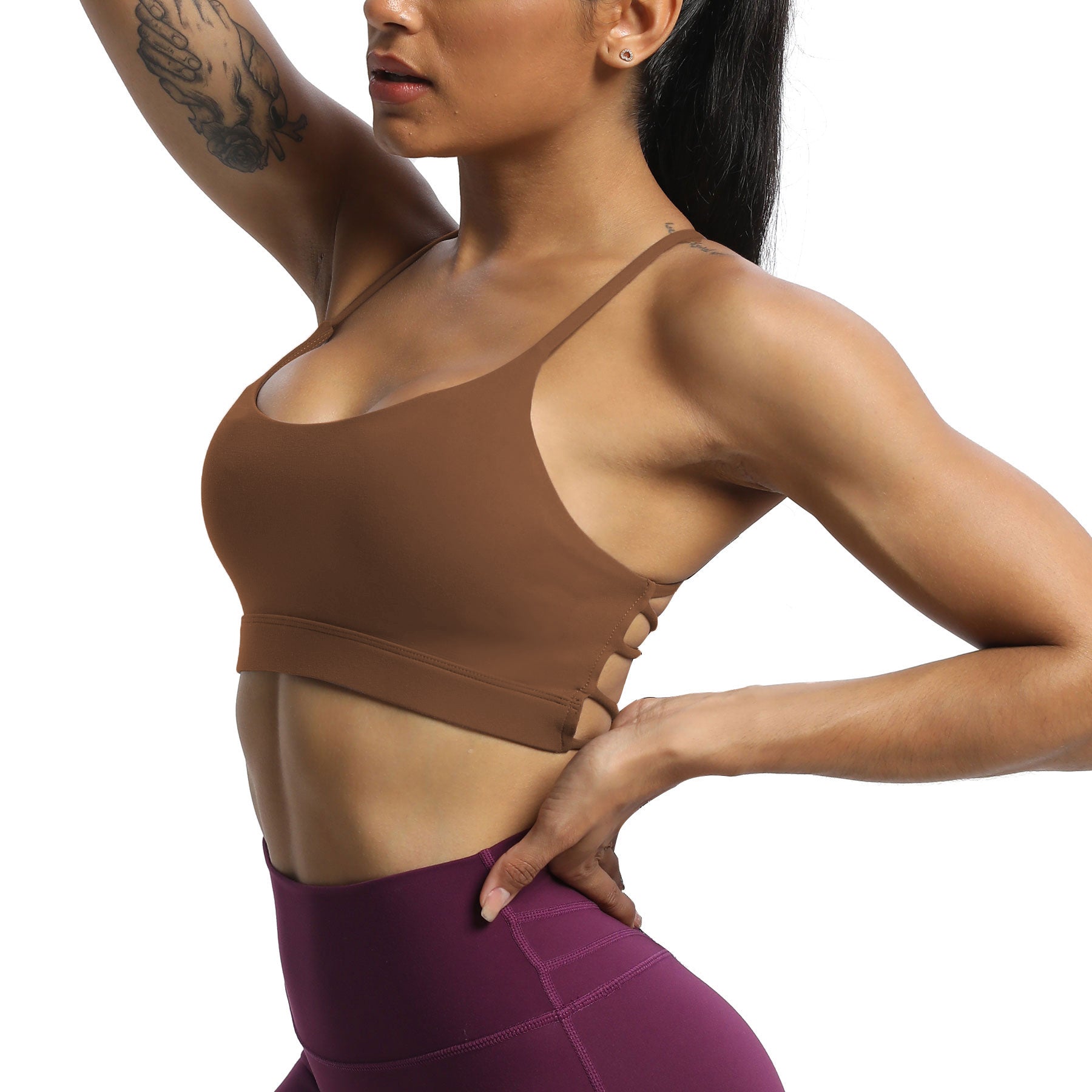 Aoxjox "Julie" Double Buckle Crossover Bra