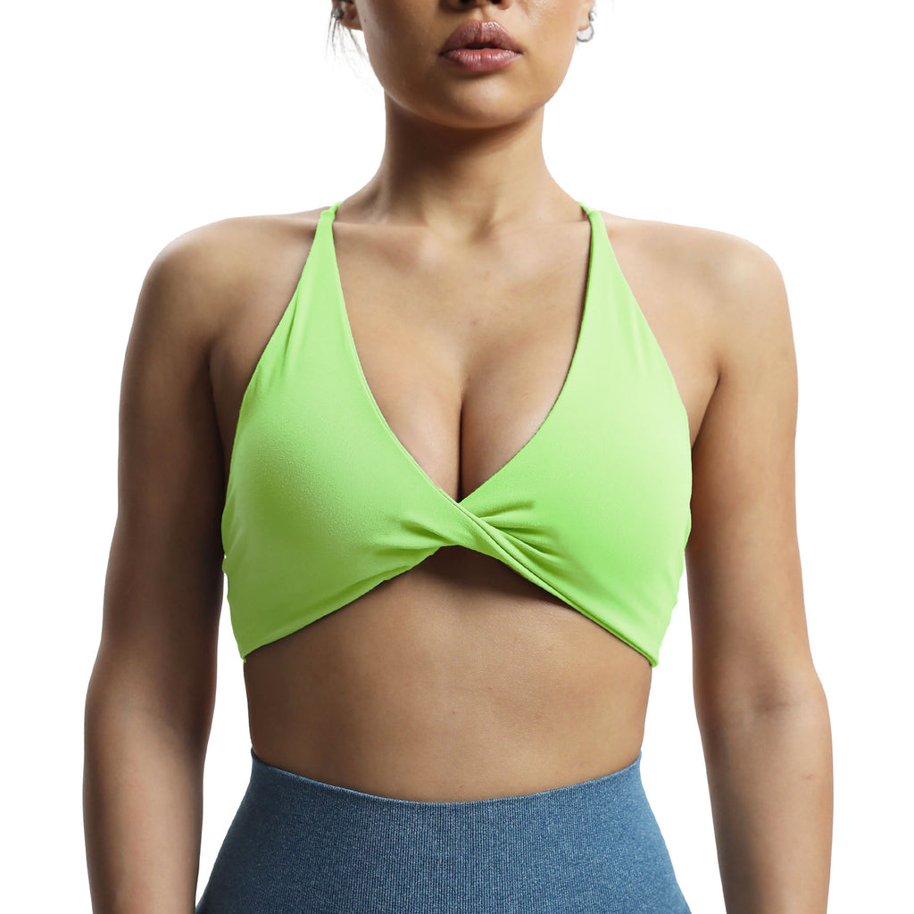 Aoxjox "Veronica" Twist Cross-Back Bra