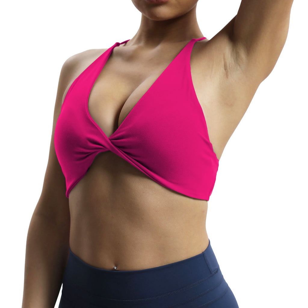 Aoxjox "Veronica" Twist Cross-Back Bra