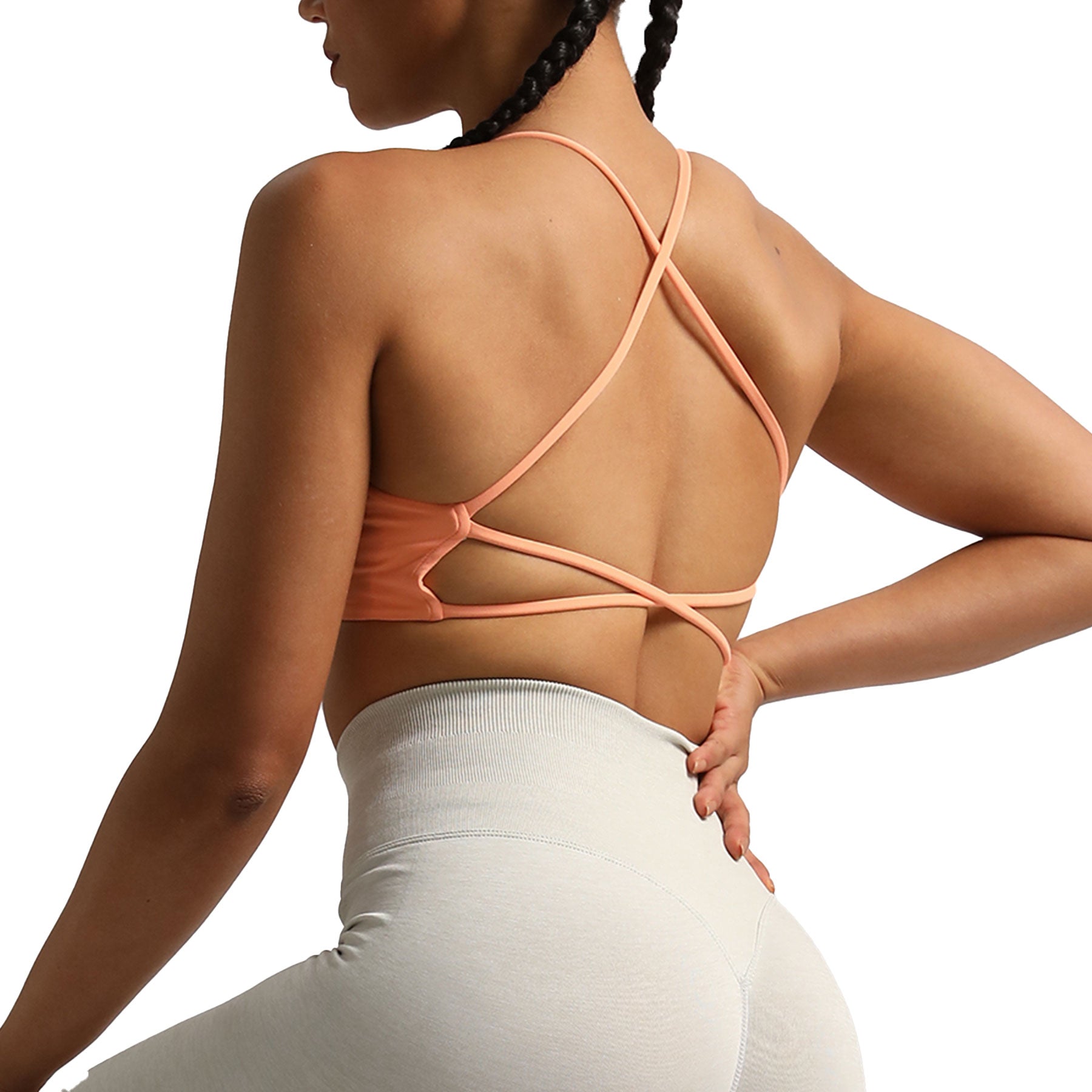 Aoxjox "Veronica" Twist Cross-Back Bra