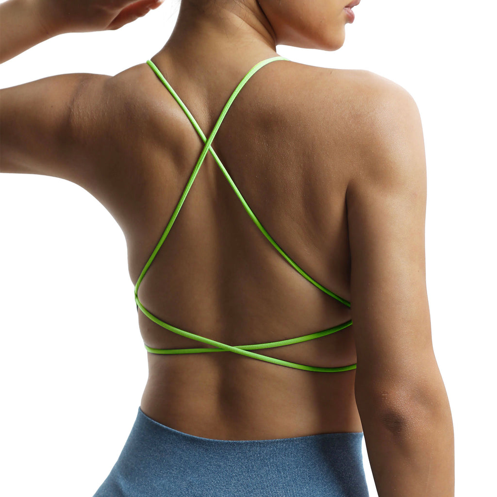 Aoxjox "Veronica" Twist Cross-Back Bra