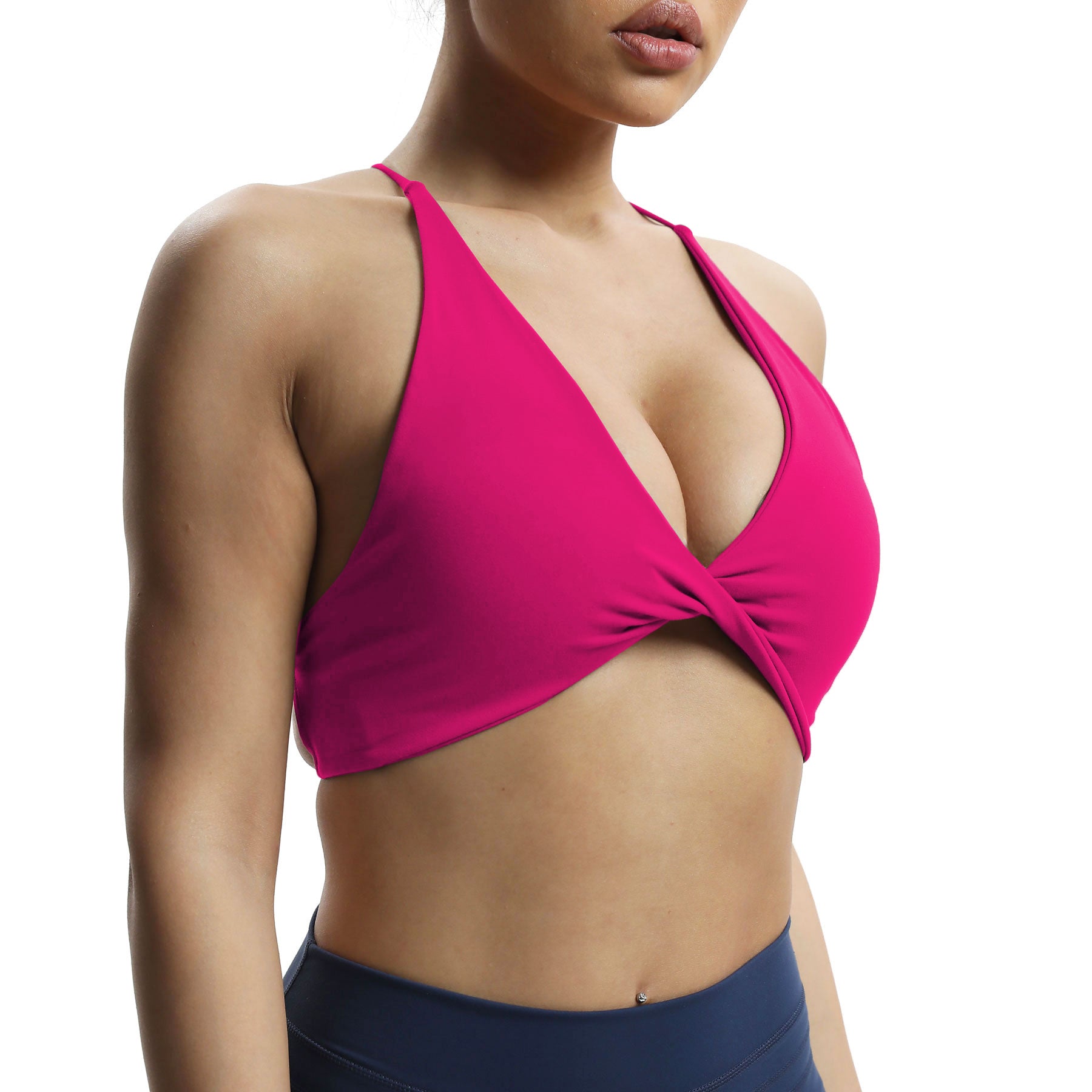 Aoxjox "Veronica" Twist Cross-Back Bra