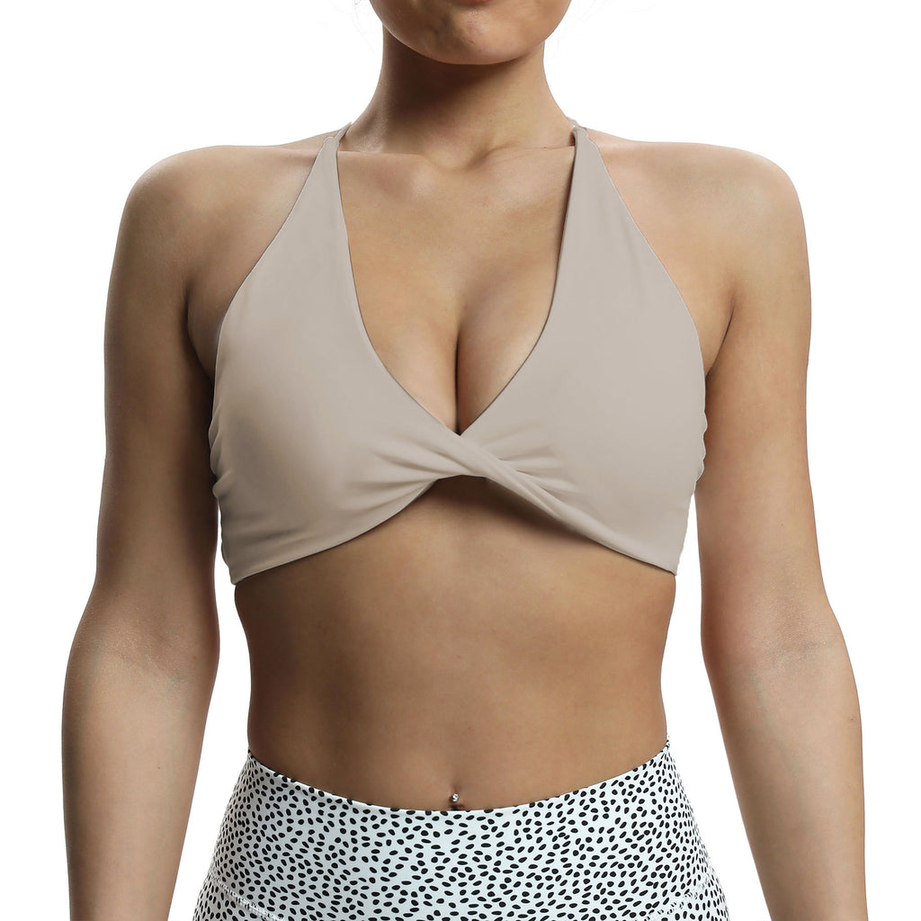Aoxjox "Veronica" Twist Cross-Back Bra
