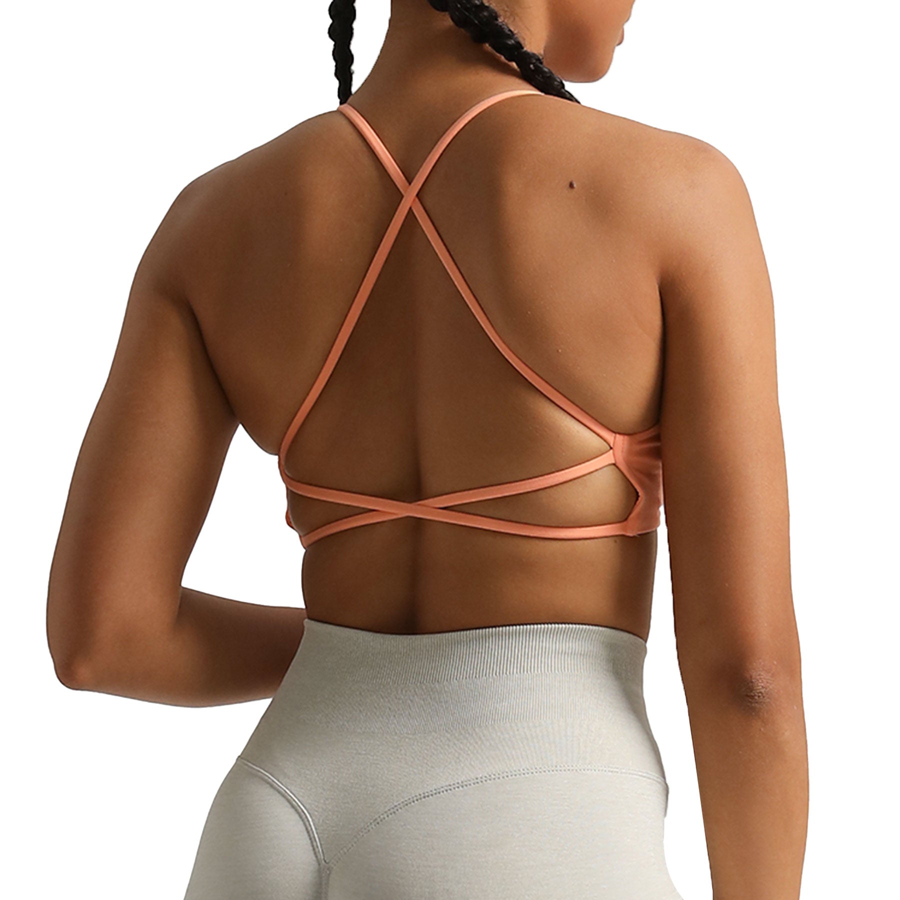 Aoxjox "Veronica" Twist Cross-Back Bra
