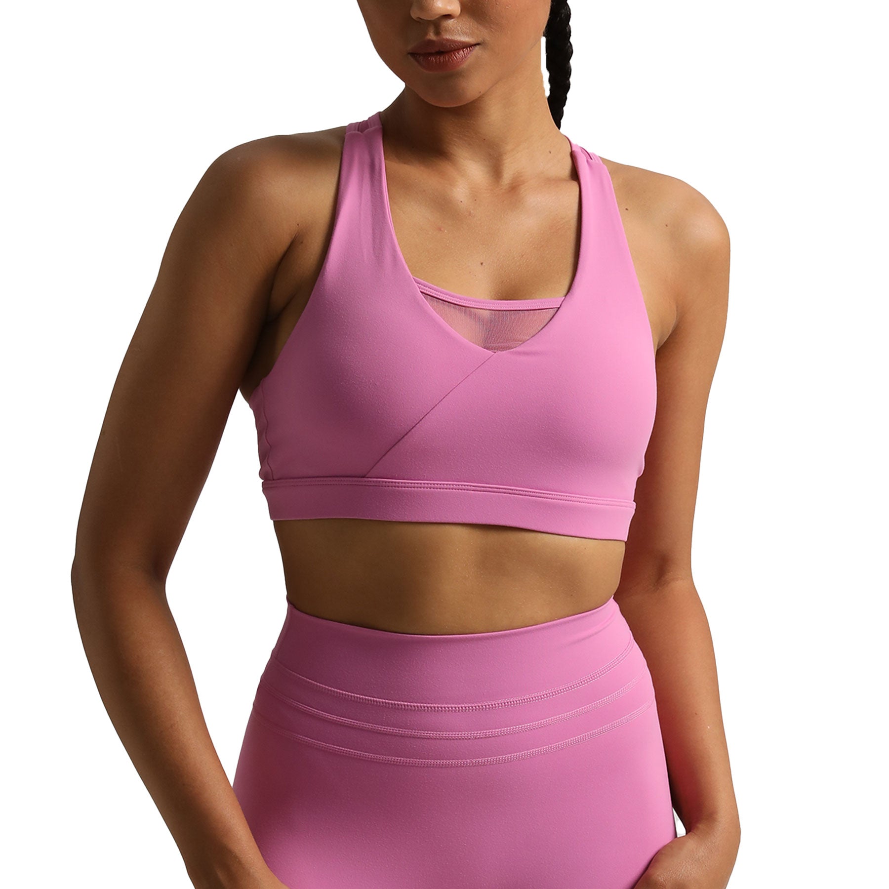 Aoxjox "Hilary" High Impact Mesh Racerback Bra