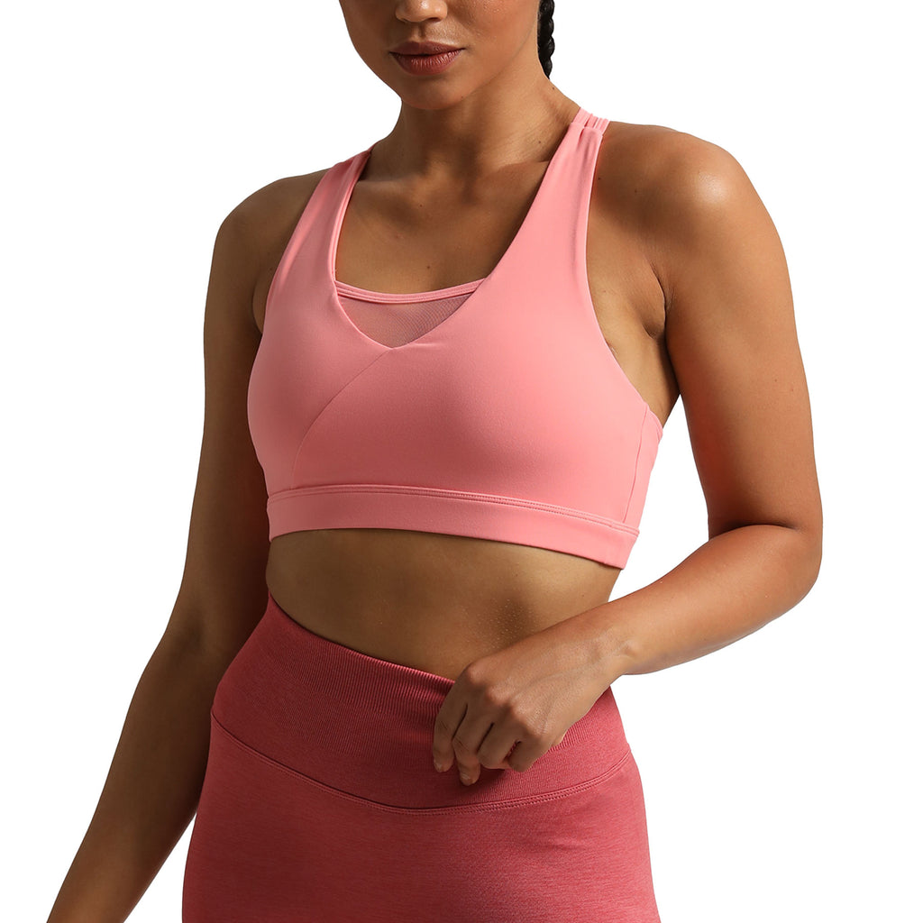 Aoxjox "Hilary" High Impact Mesh Racerback Bra