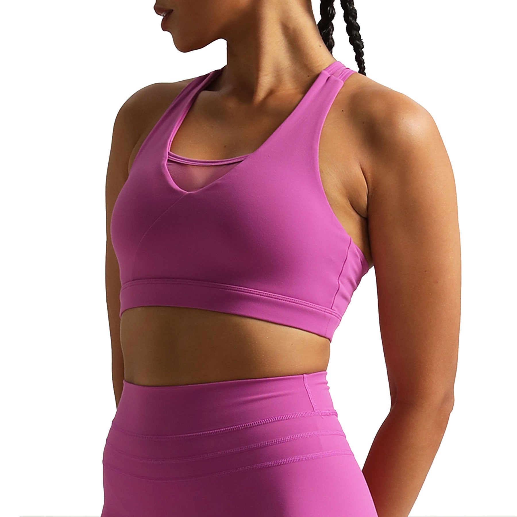 Aoxjox "Hilary" High Impact Mesh Racerback Bra